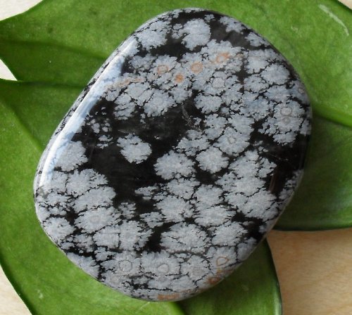 Obsidián vločkový 49x39mm — foto 1