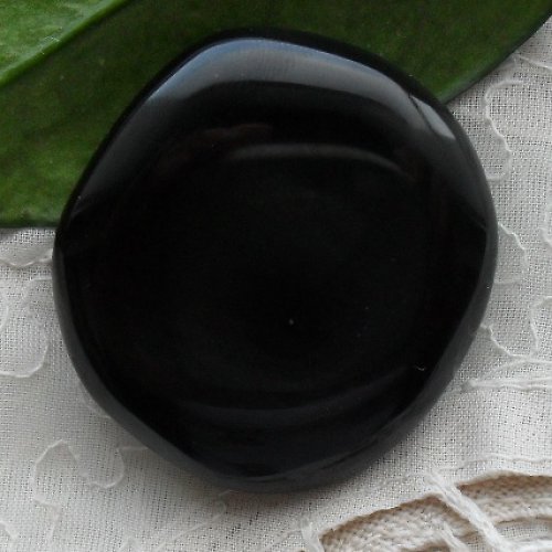 Obsidián stříbrný 41x38mm — foto 1