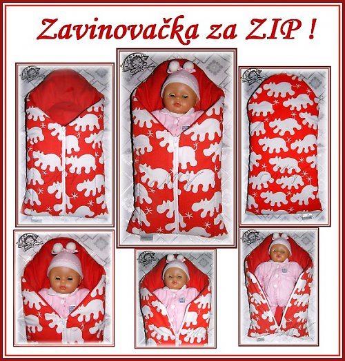 Zavinovačka pro panenku se zipem — foto 1