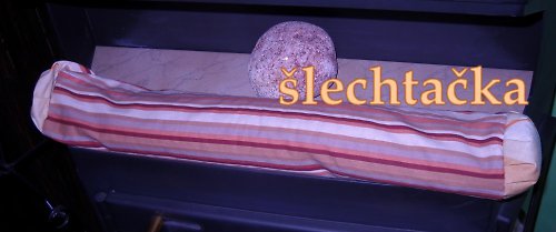 Pohankový válec-polštář-pruhatý — foto 1