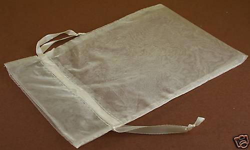 Organza pytlík slonová kost — foto 1