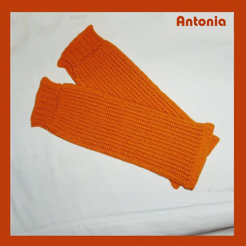 Okrové návleky na nohy — foto 1