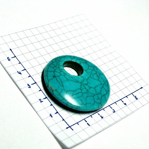 Tyrkenit - přívěšek donut 4 cm — foto 1