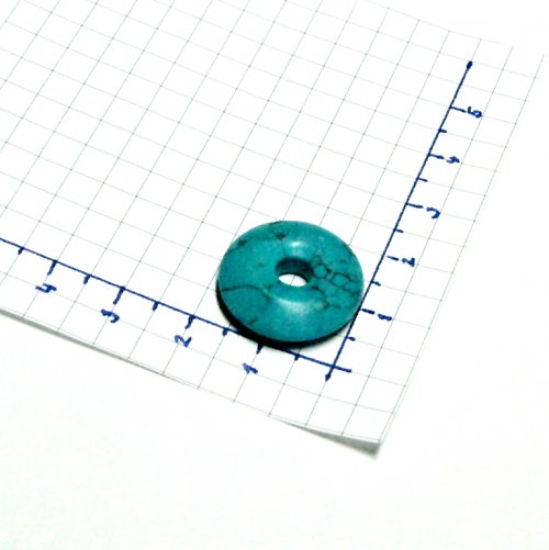 Tyrkenit - přívěšek donut 2 cm — foto 1