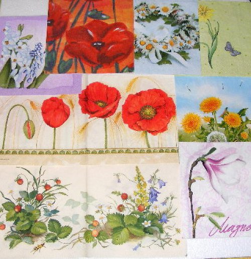 Sada Ubrousků Na Decoupage — foto 1
