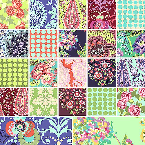 Sada čtverců na patchwork Amy Butler - skladem — foto 1