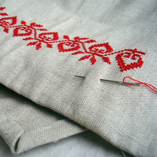 Valentine heart - "Čekací" ubrus — foto 1