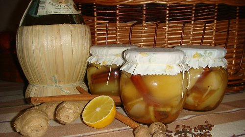 Hrušky v zázvoru — foto 1