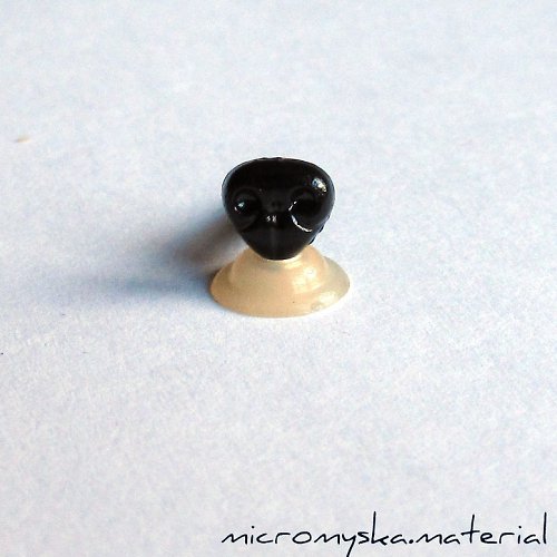 Bezpečnostní nos - černý, 9 mm — foto 1