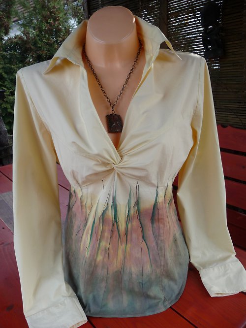 Dámská košilová halenka — foto 1
