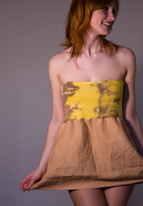 Lněná sukně — foto 1