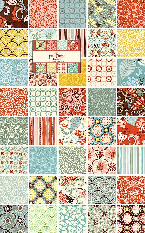 Sada čtverců na patchwork - skladem — foto 1