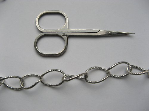 Řetízek c 20 - platina - 50 cm — foto 1