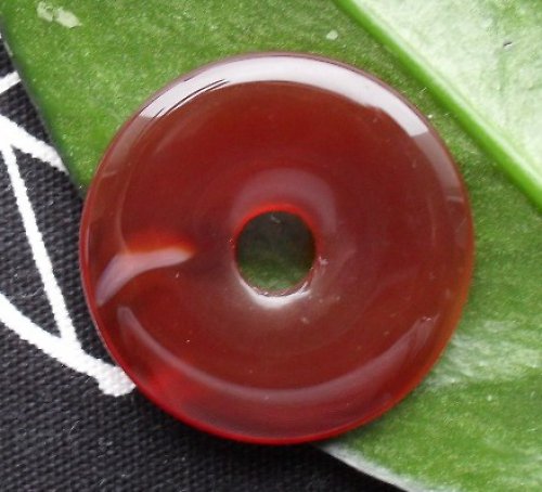 Karneol donut 30mm — foto 1