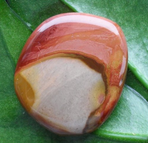 Luxusní jaspis polychrom 43x40x8mm — foto 1