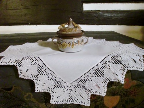 Filetové hačkování - dečky — foto 1