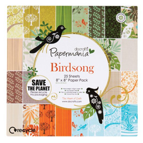 Sada papírů BIRDSONG - 8 x 8 — foto 1