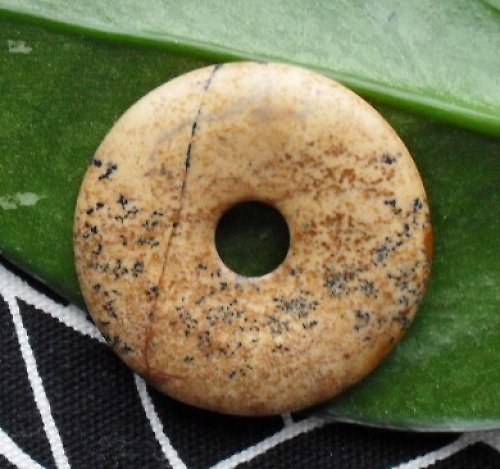 Jaspis obrázkový donut 30mm — foto 1