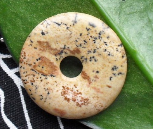 Jaspis obrázkový donut 30mm — foto 1