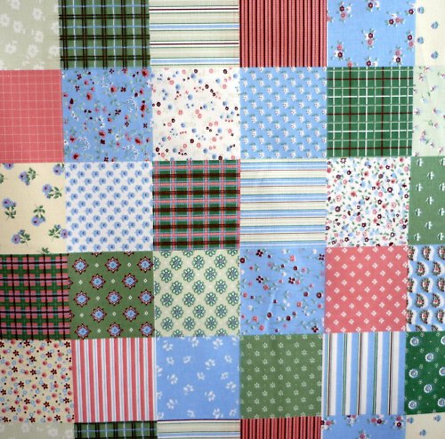 FLANEL-posledních 170 cm-bavlněná látka patchwork — foto 1