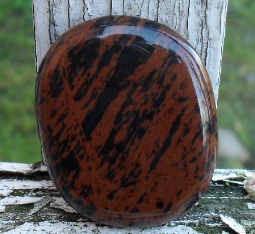 Obsidián moka 45x37x9mm — foto 1
