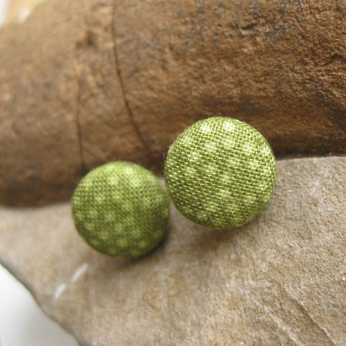 Butonnkové náušnice Polka Dots — foto 1