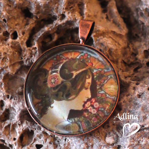 Alfons Mucha...secesní dáma III — foto 1