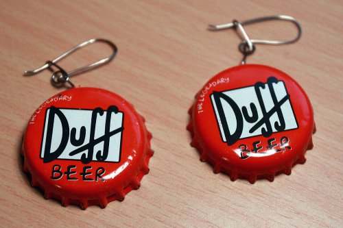 Duff Beer naušnice — foto 1