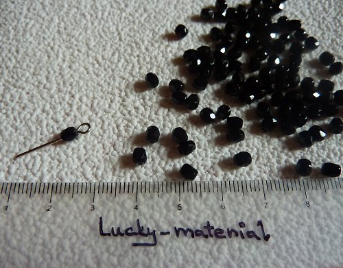 Černé ohňovky 4mm - 60 ks — foto 1
