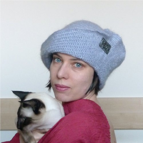 Madam Curie věří šeříkům - háčkovaný klobouk — foto 1