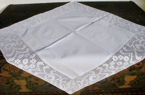 Filetové hačkování - dečky — foto 1