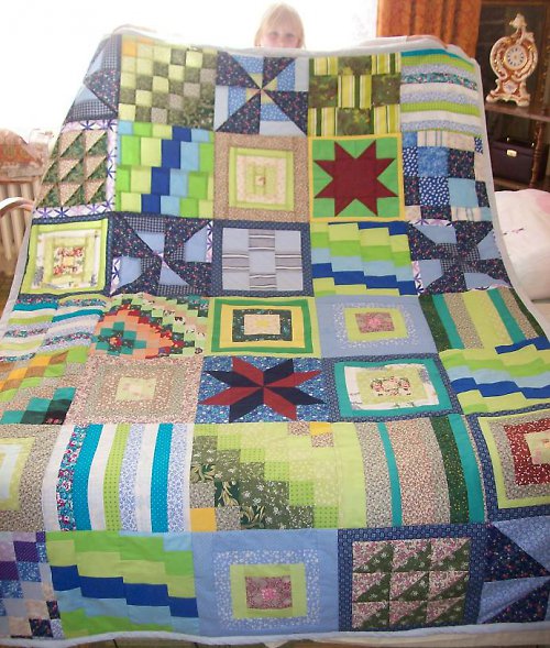 Mixed mix - výprodej velká patchwork deka — foto 1