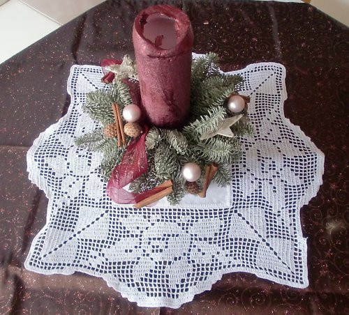 Filetové hačkování - dečky — foto 1