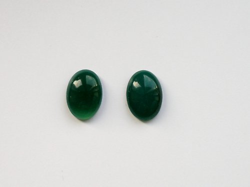 Chryzopras kabošon 14x10mm — foto 1