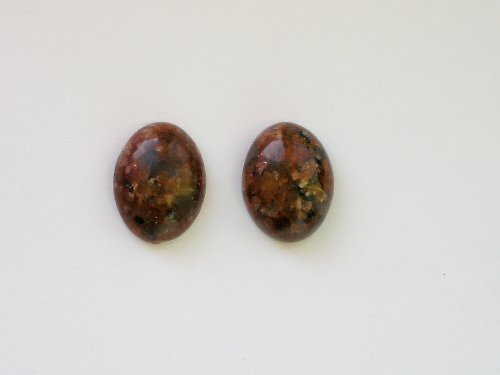 Jaspis kabošon 16x12mm — foto 1