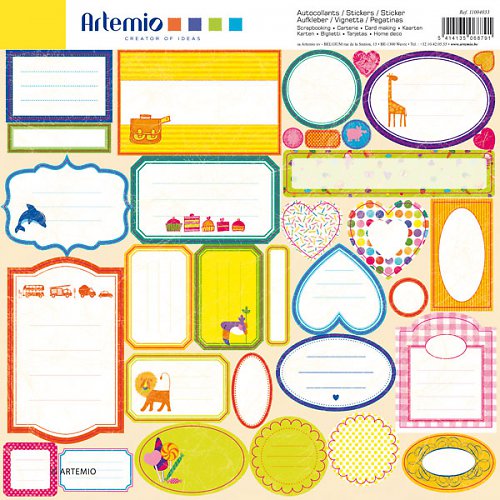 Artemio - BRAZIL - samolepky - scrapbook — foto 1