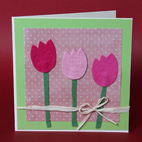 Tulipánky - velikonoční přání — foto 1