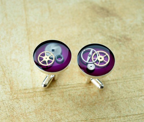 Manžetové knoflíčky /violet/ — foto 1