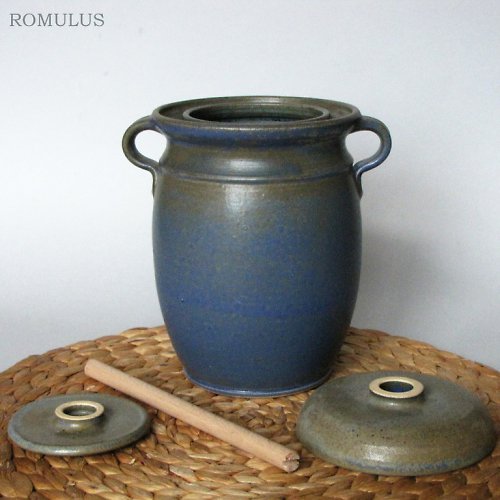 Modrý kameninový kvašák ( 1,5l ) — foto 1