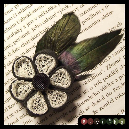 Kanzashi něžné pohlazení — foto 1