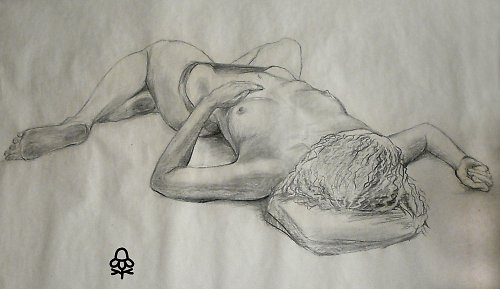 Ležící akt — foto 1