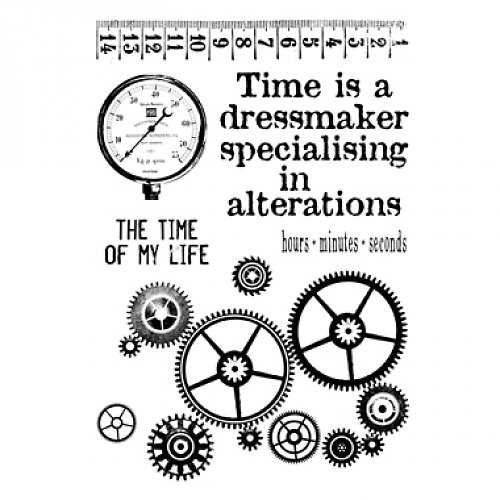 PaperArtsy - A6 Clocks 5 - razítko - scrapbook — foto 1
