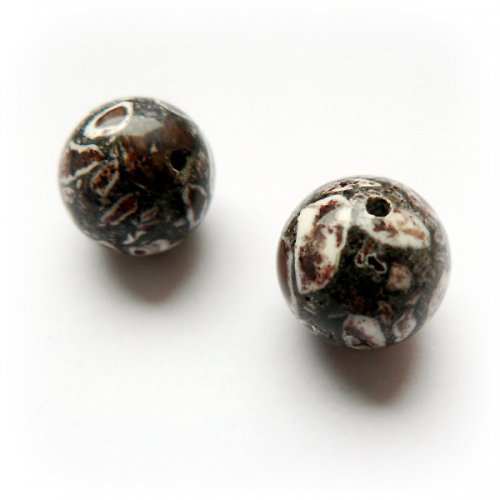 Korálek marble 12mm - 2ks — foto 1