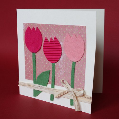 Tulipánky - velikonoční přání — foto 1