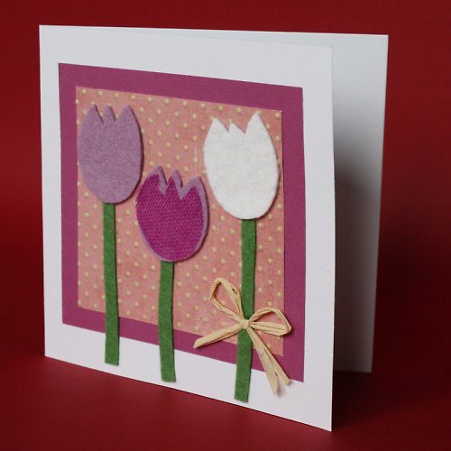 Tulipánky - velikonoční přání — foto 1