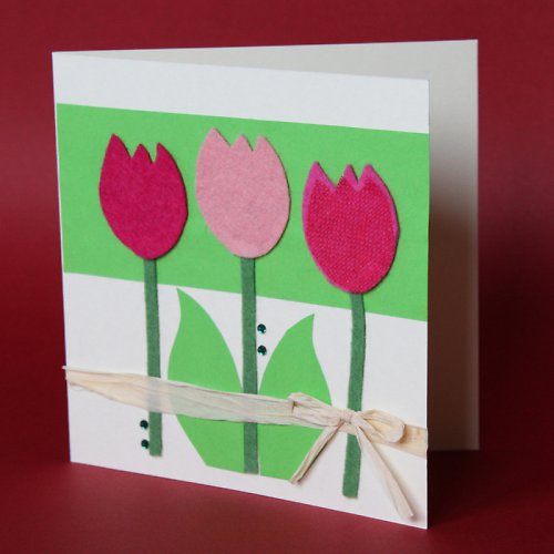 Tulipánky - velikonoční přání — foto 1