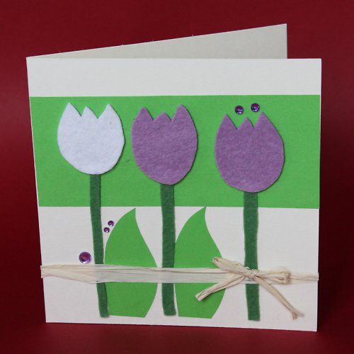 Tulipánky - velikonoční přání — foto 1