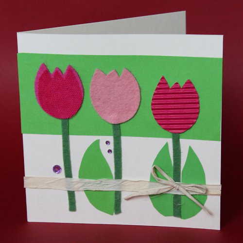 Tulipánky - velikonoční přání — foto 1