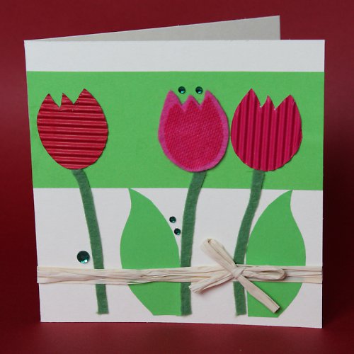 Tulipánky - velikonoční přání — foto 1