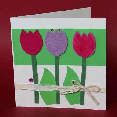 Tulipánky - velikonoční přání — foto 1